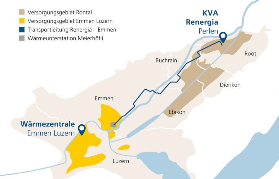 Fernwärme Transportleitung erfolgreich am Netz